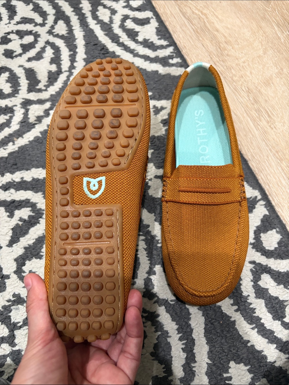 Rothy’s Penny Loafers in Rust Orange - Picture 2 of 3